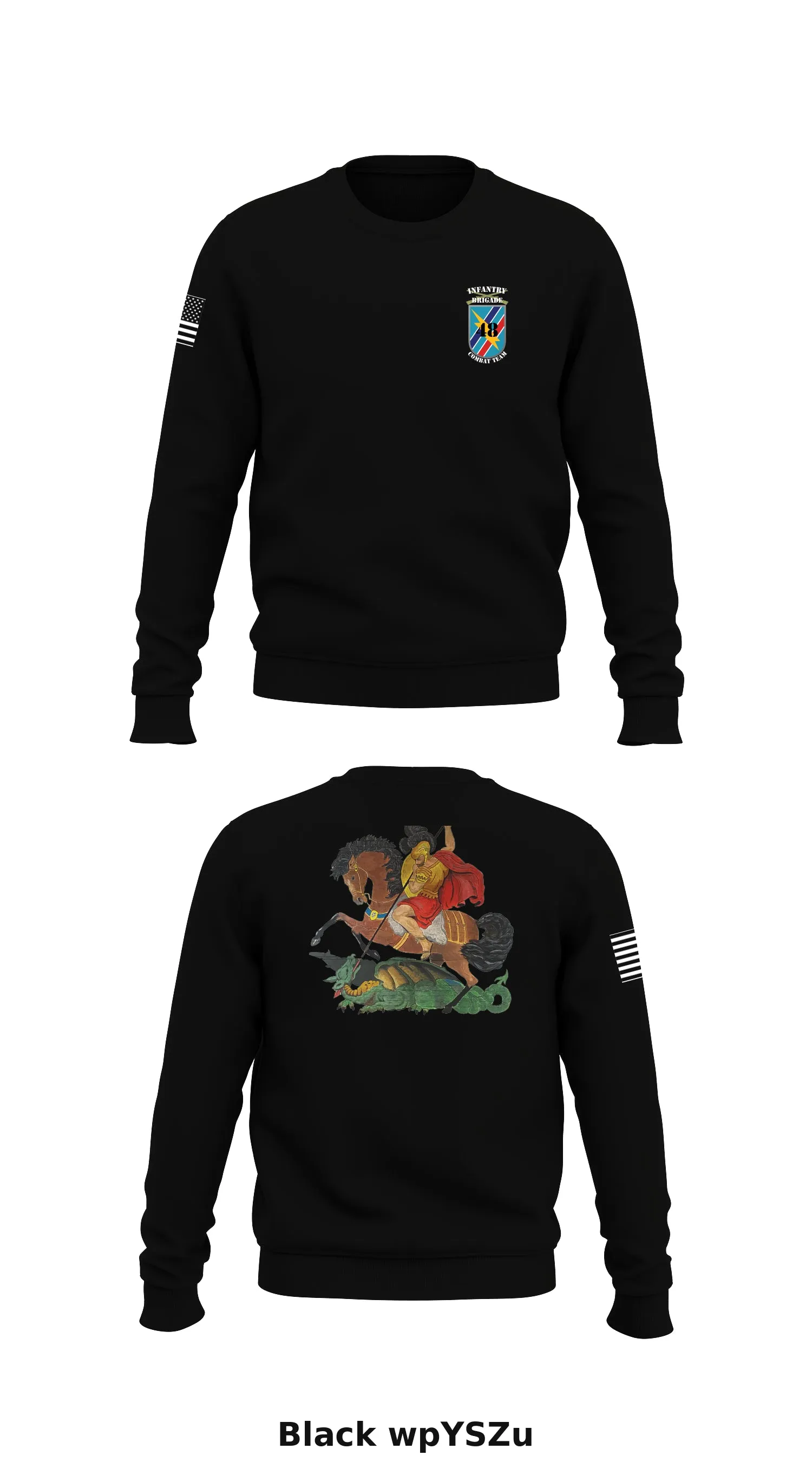 1-121st IN REGIMENT Store 1 Core Men's Crewneck Performance Sweatshirt - wpYSZu