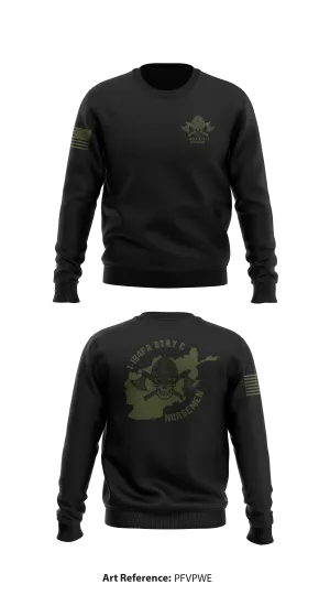 1-194FA BTRY C CARNAGE  Store 1 Core Men's Crewneck Performance Sweatshirt - PfVPWE