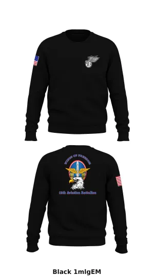 12th Aviation Battalion Store 1 Core Men's Crewneck Performance Sweatshirt - 1mlgEM