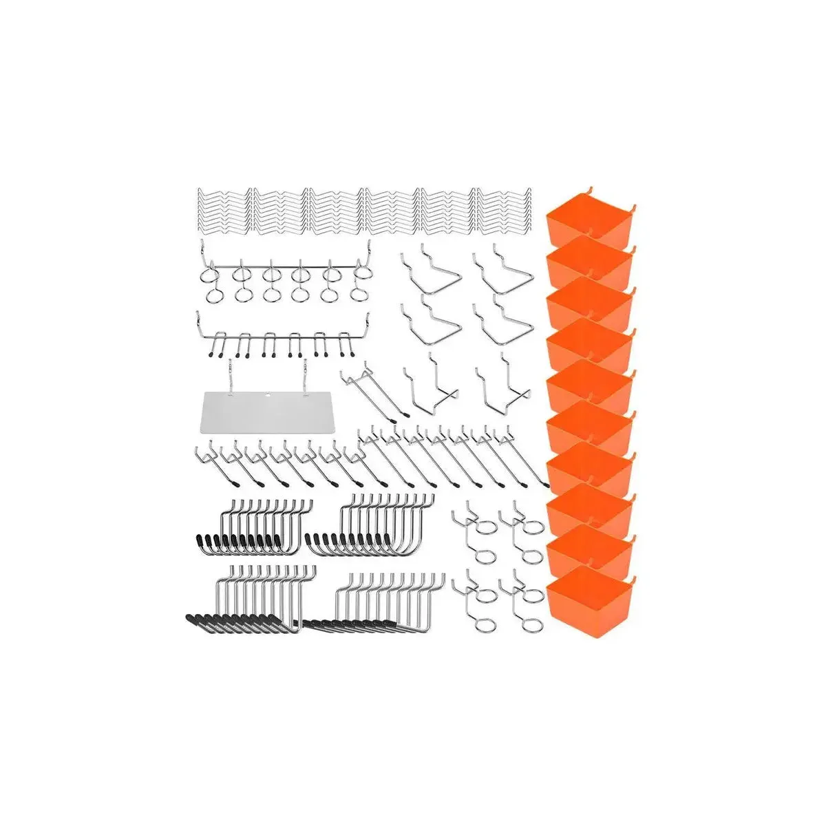 142 Piece Pegboard H00ks Assortment Kit