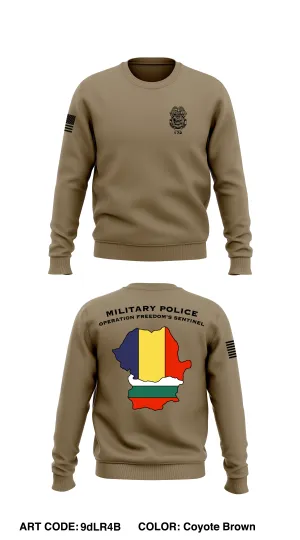 172ND Law Enforcement Detachment  Store 1 Core Men's Crewneck Performance Sweatshirt - 9dLR4B