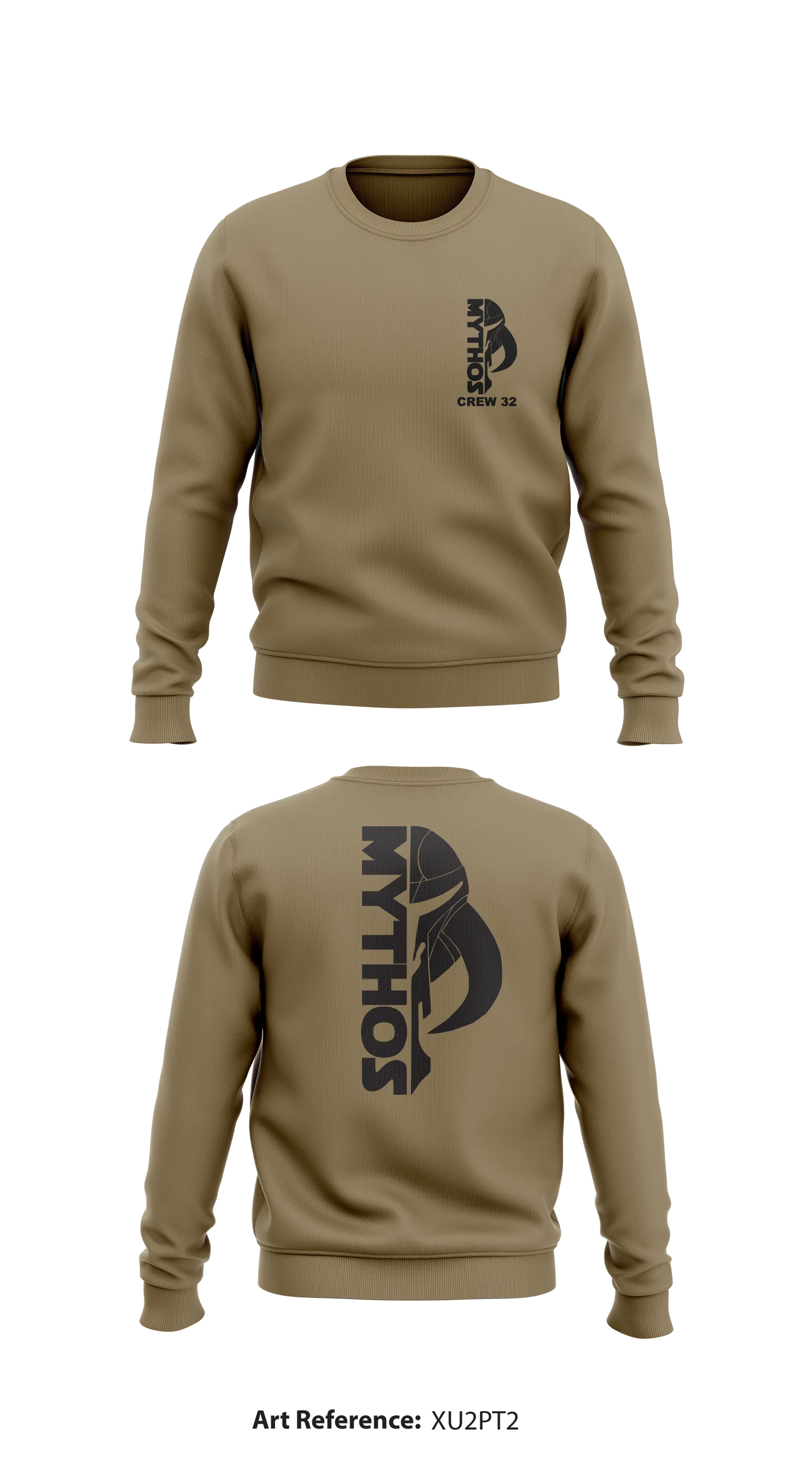 1st Space BDE  Store 1 Core Men's Crewneck Performance Sweatshirt - xu2Pt2