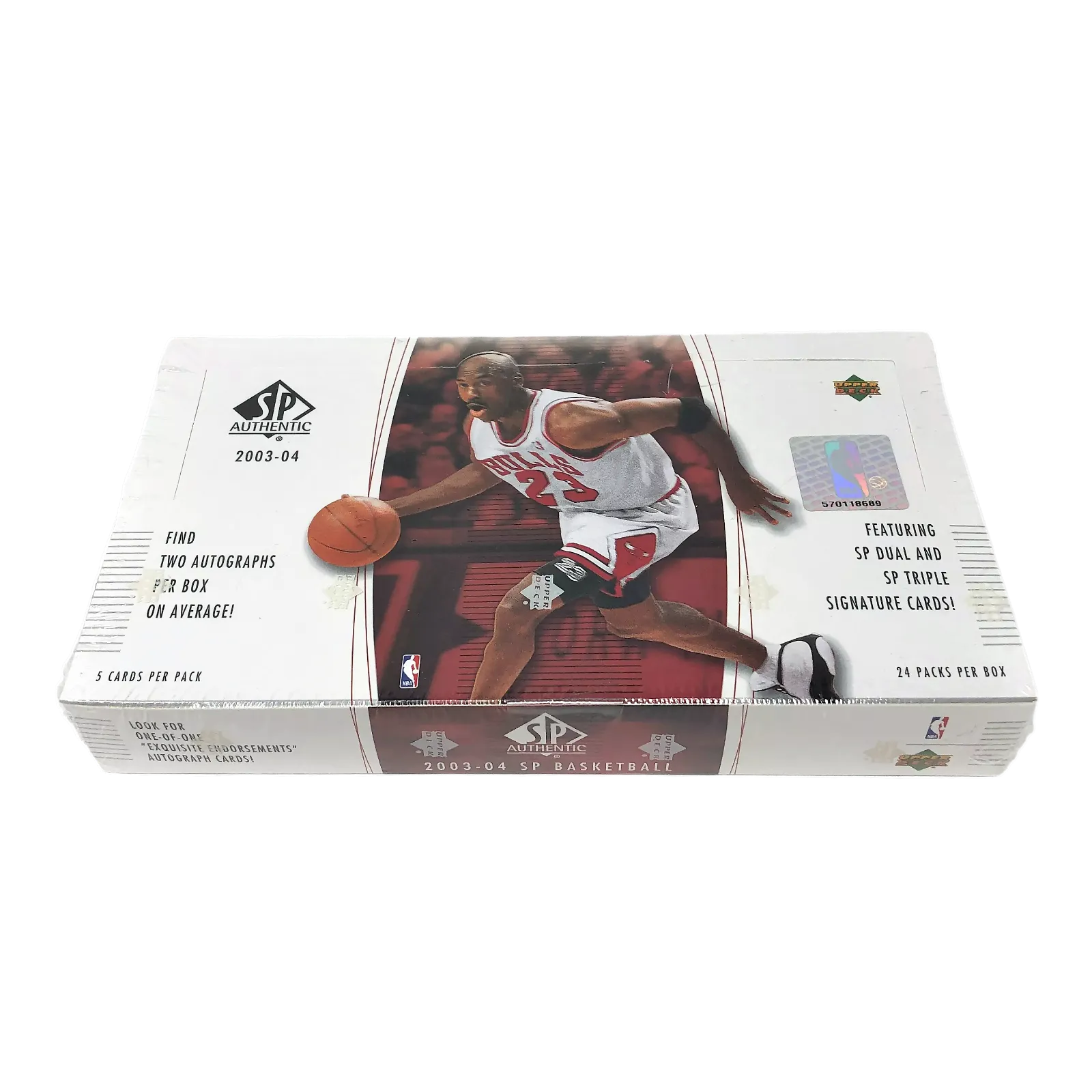 2003-04 Upper Deck SP Authentic Basketball Factory Sealed Hobby Box Lebron RC?