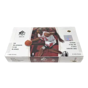 2003-04 Upper Deck SP Authentic Basketball Factory Sealed Hobby Box Lebron RC?