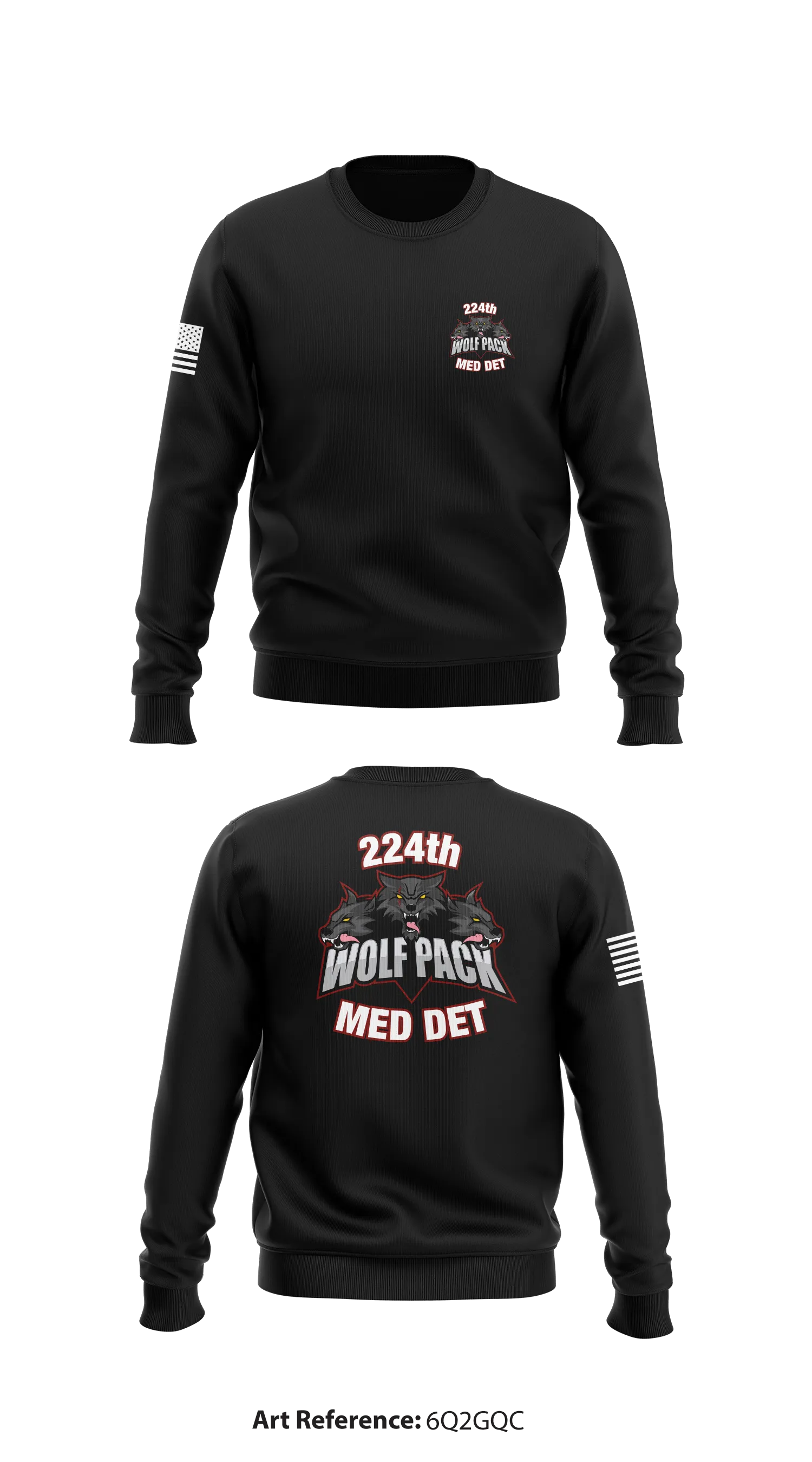 224th Preventive Medicine Det Store 1 Core Men's Crewneck Performance Sweatshirt - 6q2gQC