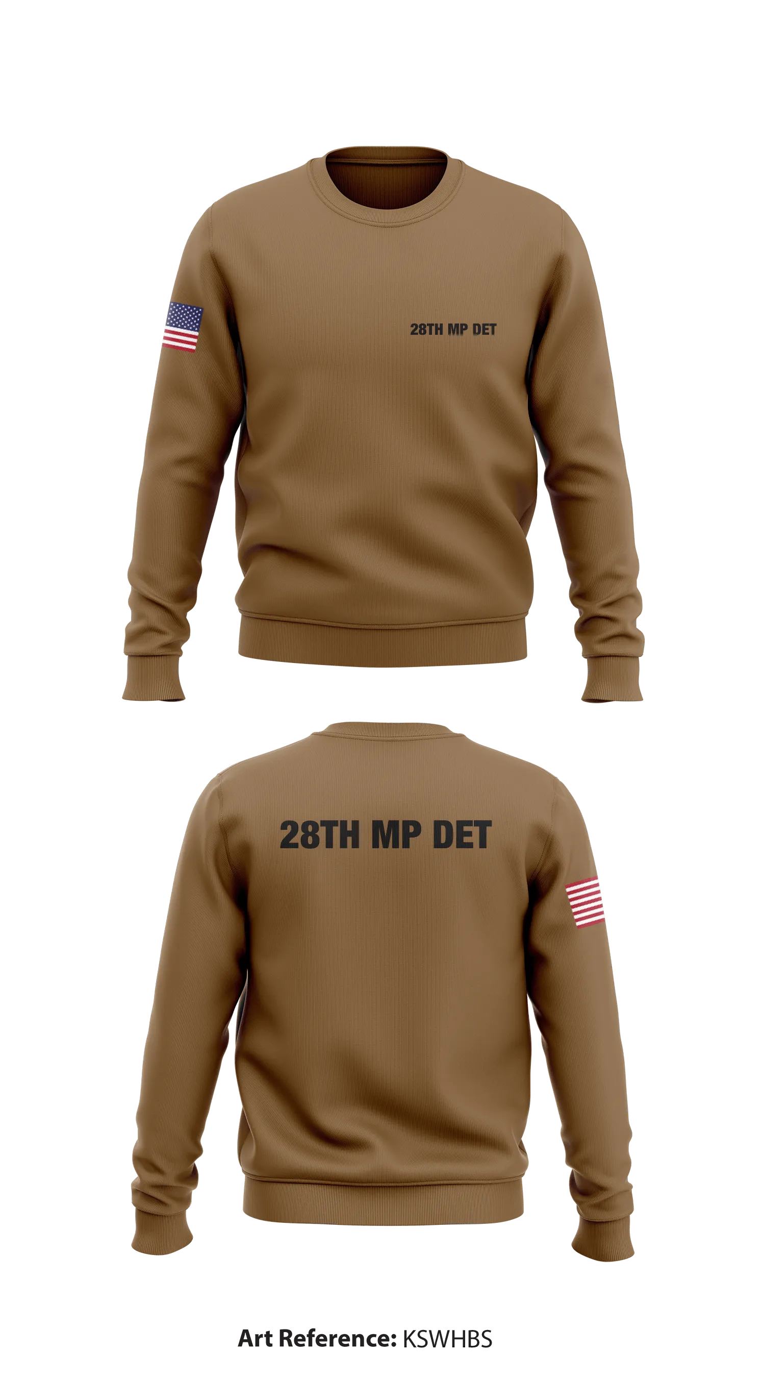 28th MP DET Store 1 Core Men's Crewneck Performance Sweatshirt - kSWHbs
