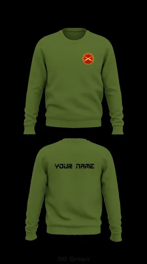 2nd battalion 130th field artillery Store 1 Core Men's Crewneck Performance Sweatshirt - 31591638985