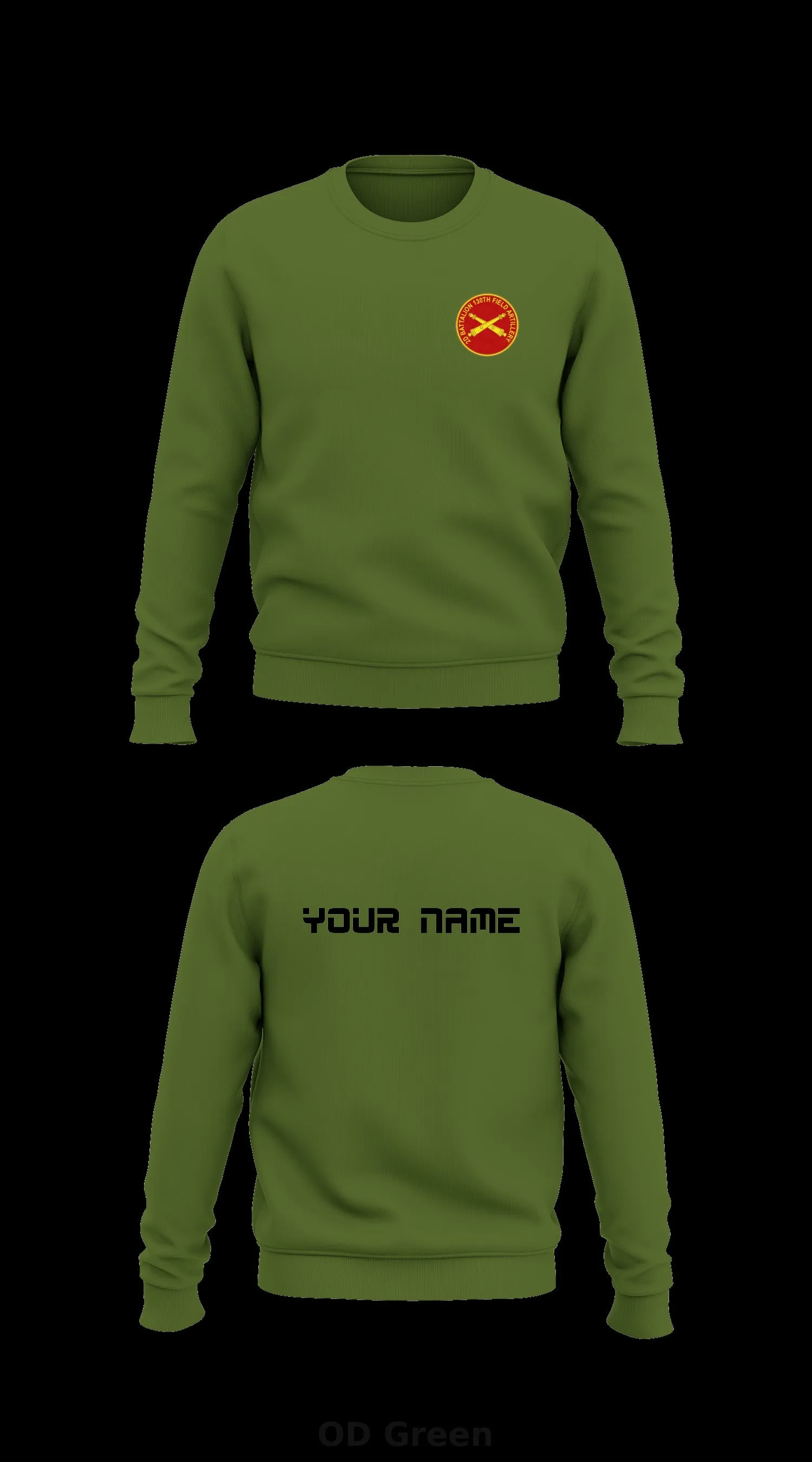 2nd battalion 130th field artillery Store 1 Core Men's Crewneck Performance Sweatshirt - 31591638985