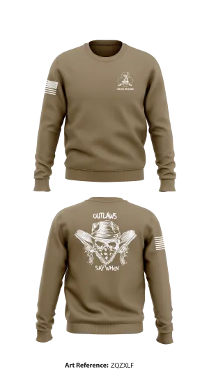 2nd Platoon, C Co, 1-327IN Store 1 Core Men's Crewneck Performance Sweatshirt - ZQzXLf