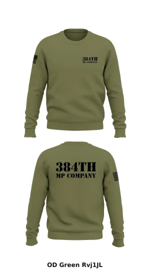 384th MP Company Store 1 Core Men's Crewneck Performance Sweatshirt - Rvj1JL