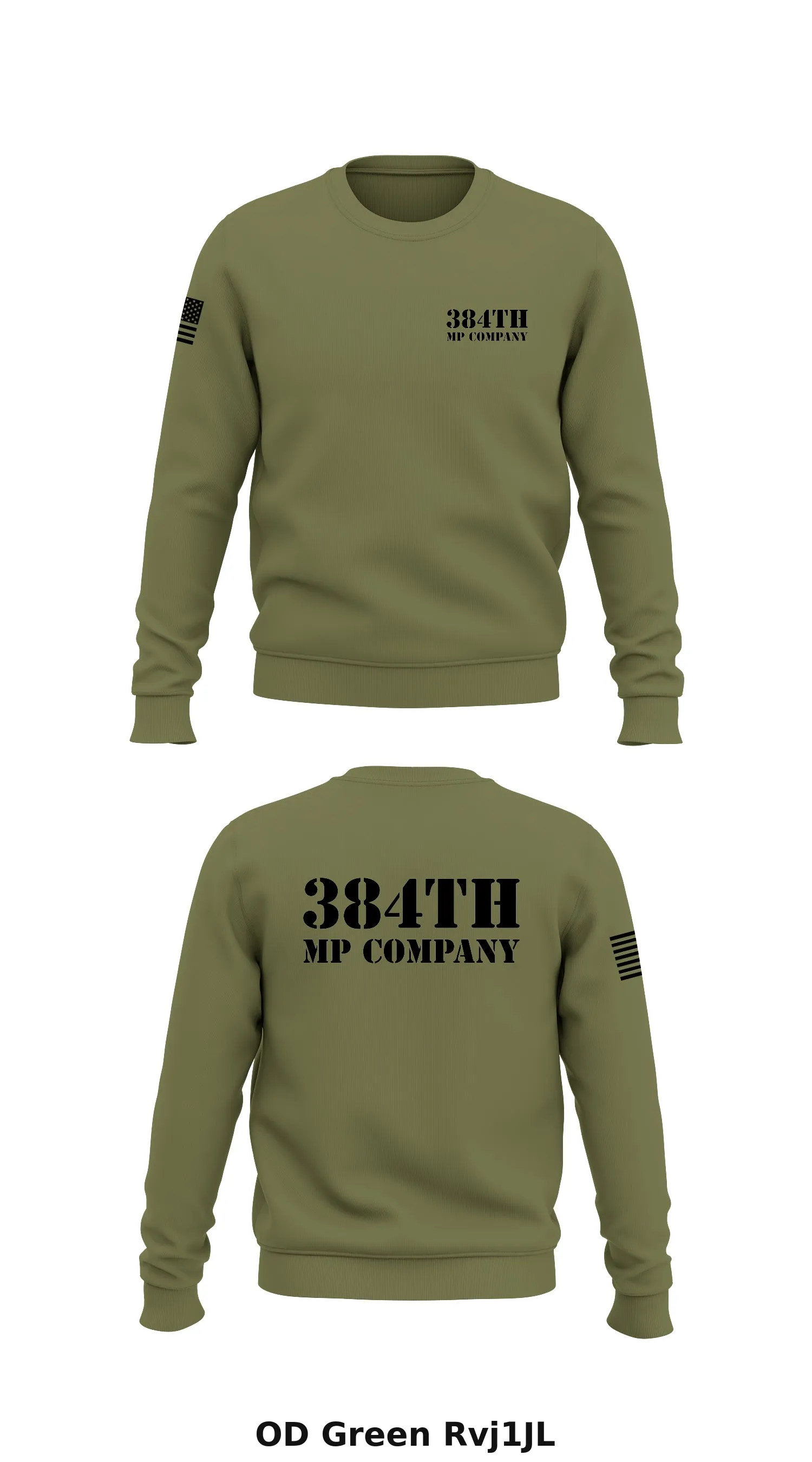 384th MP Company Store 1 Core Men's Crewneck Performance Sweatshirt - Rvj1JL