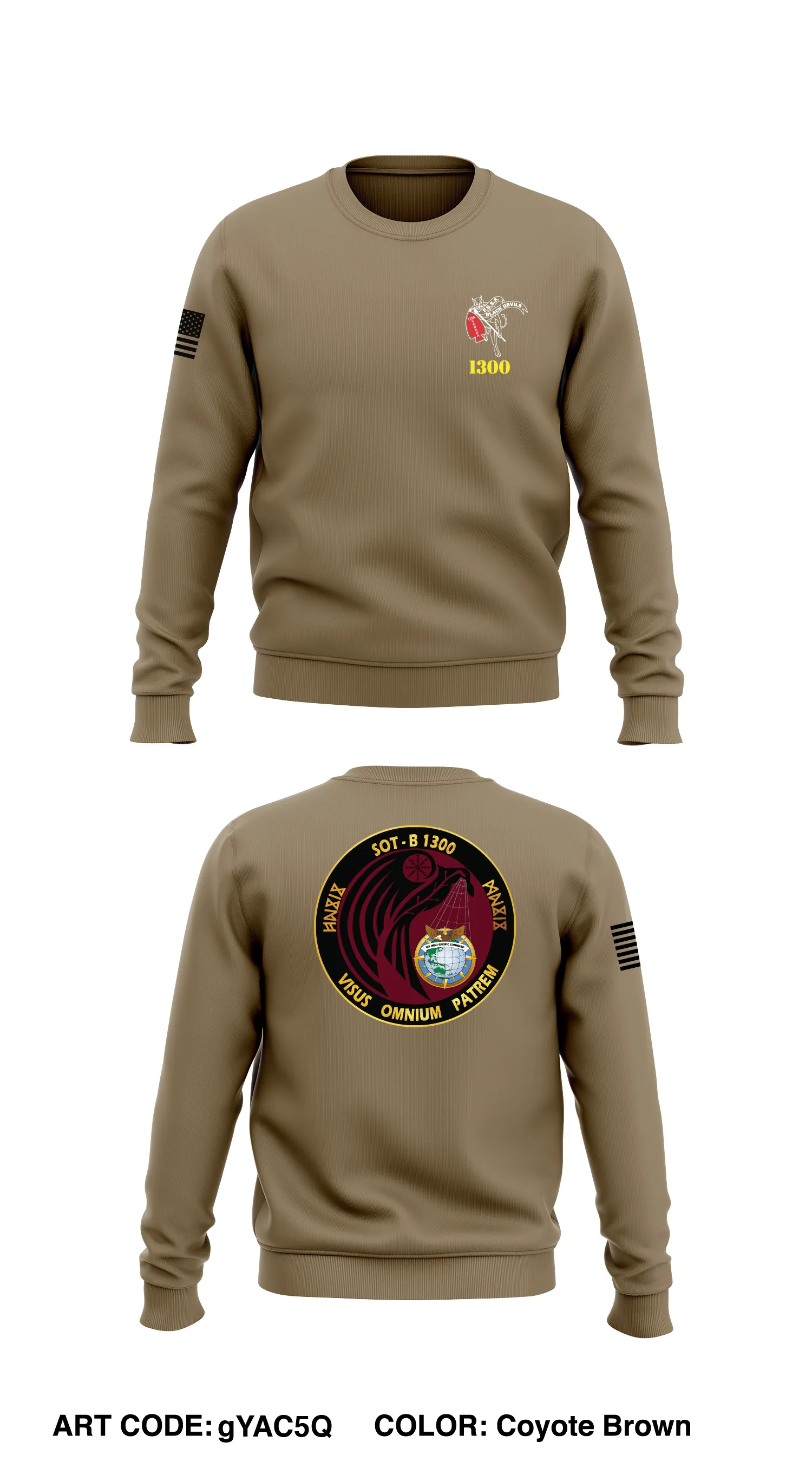 3rd BN - 1st Special Forces Group Store 1 Core Men's Crewneck Performance Sweatshirt - gYAC5Q