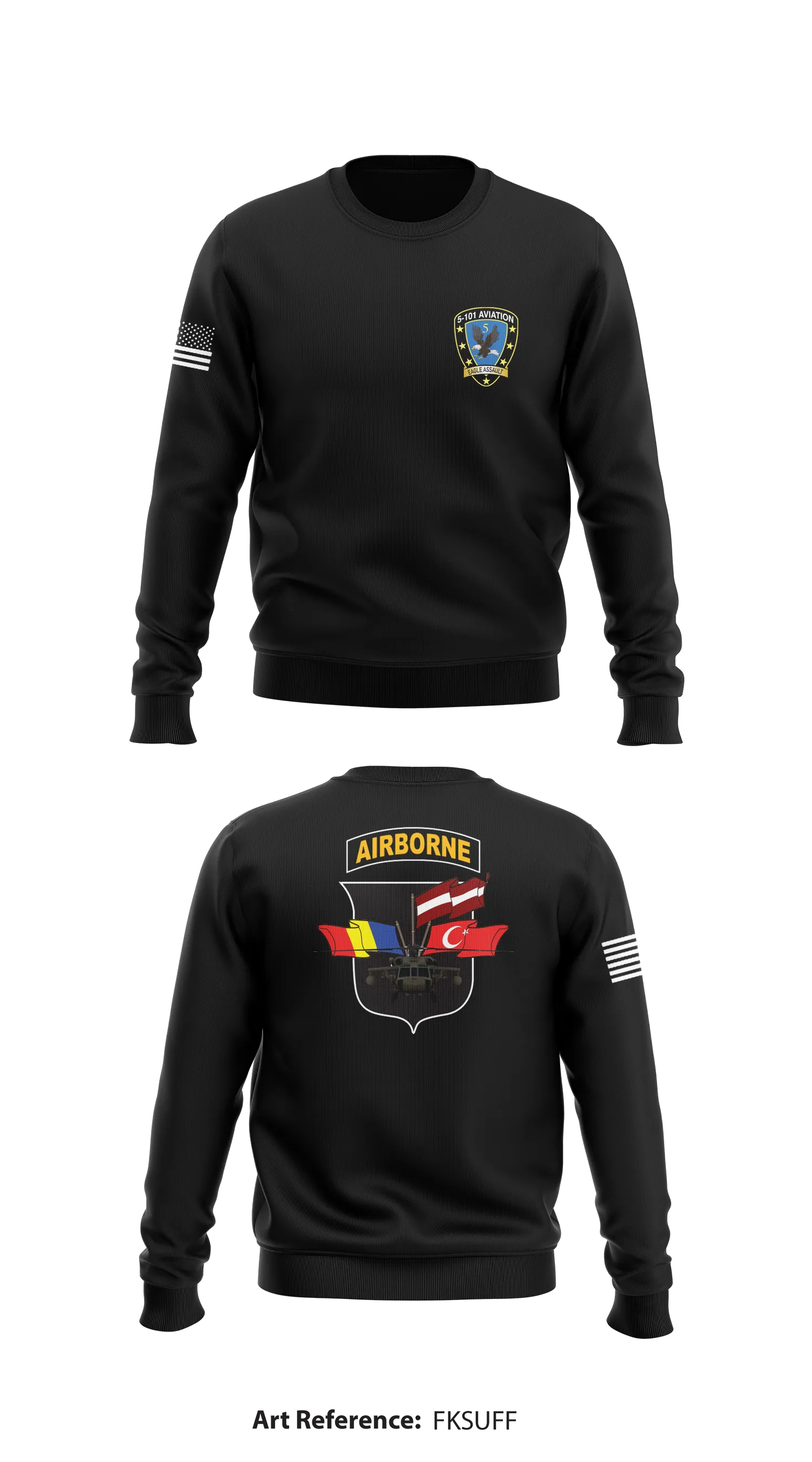 5 101 AVN REGT Store 1 Core Men's Crewneck Performance Sweatshirt - FkSUFF