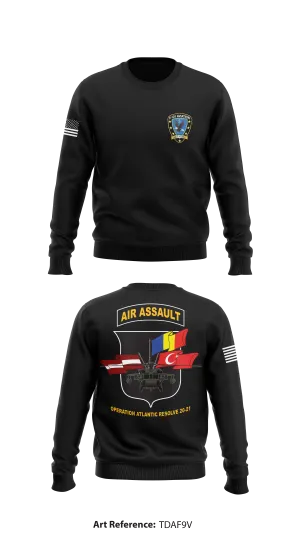 5 101 AVN REGT Store 1 Core Men's Crewneck Performance Sweatshirt - tDAf9V