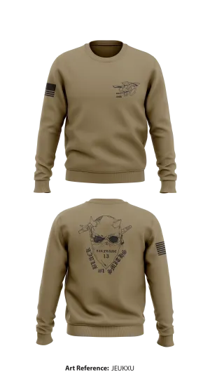 601st ASB Bco Store 1 Core Men's Crewneck Performance Sweatshirt - JEuKxu