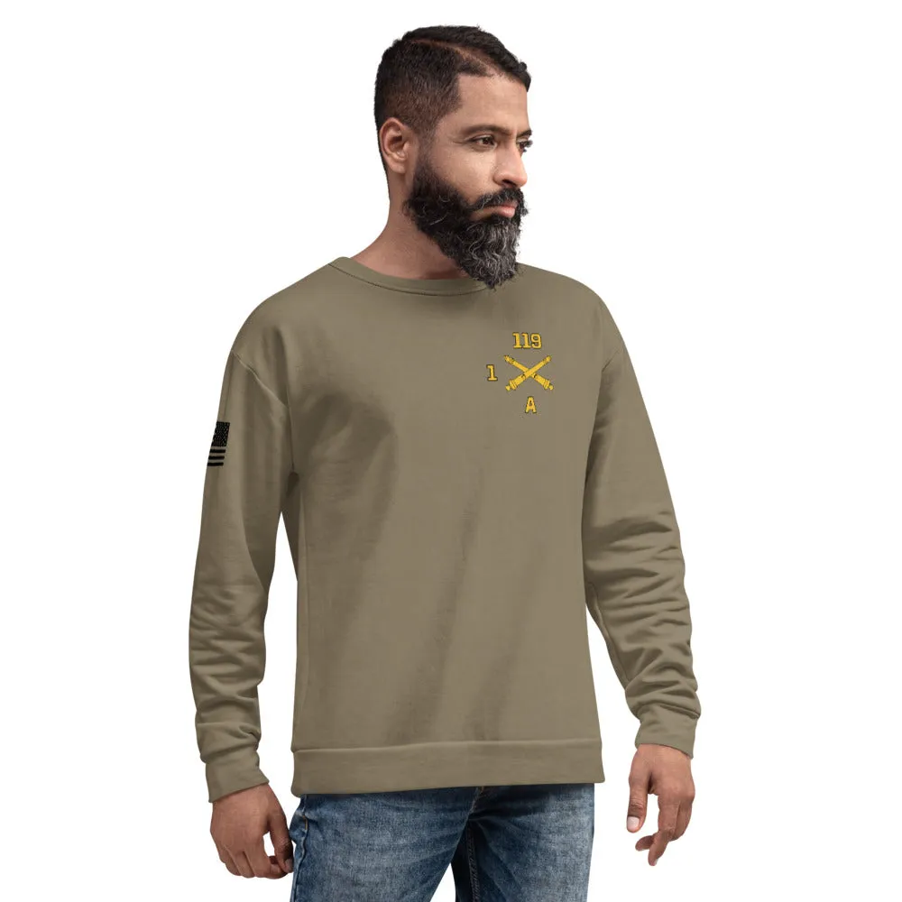 A Battery, 1/119 FAB Store 1 Premium Core Men's Crewneck Performance Sweatshirt - BDMNg3