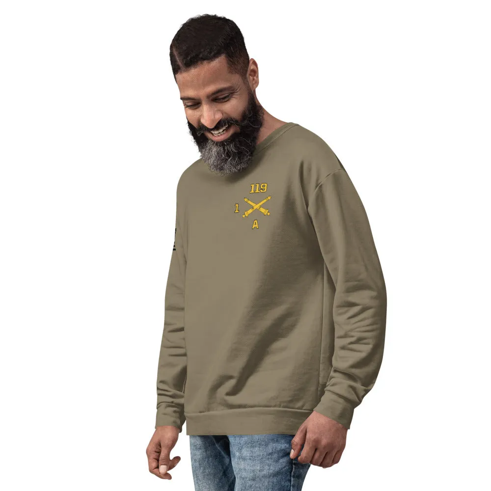 A Battery, 1/119 FAB Store 1 Premium Core Men's Crewneck Performance Sweatshirt - BDMNg3