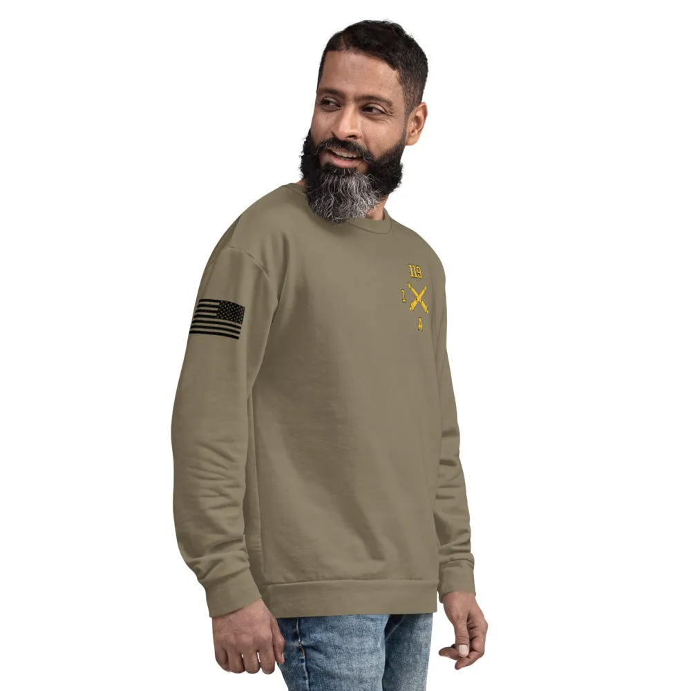 A Battery, 1/119 FAB Store 1 Premium Core Men's Crewneck Performance Sweatshirt - BDMNg3