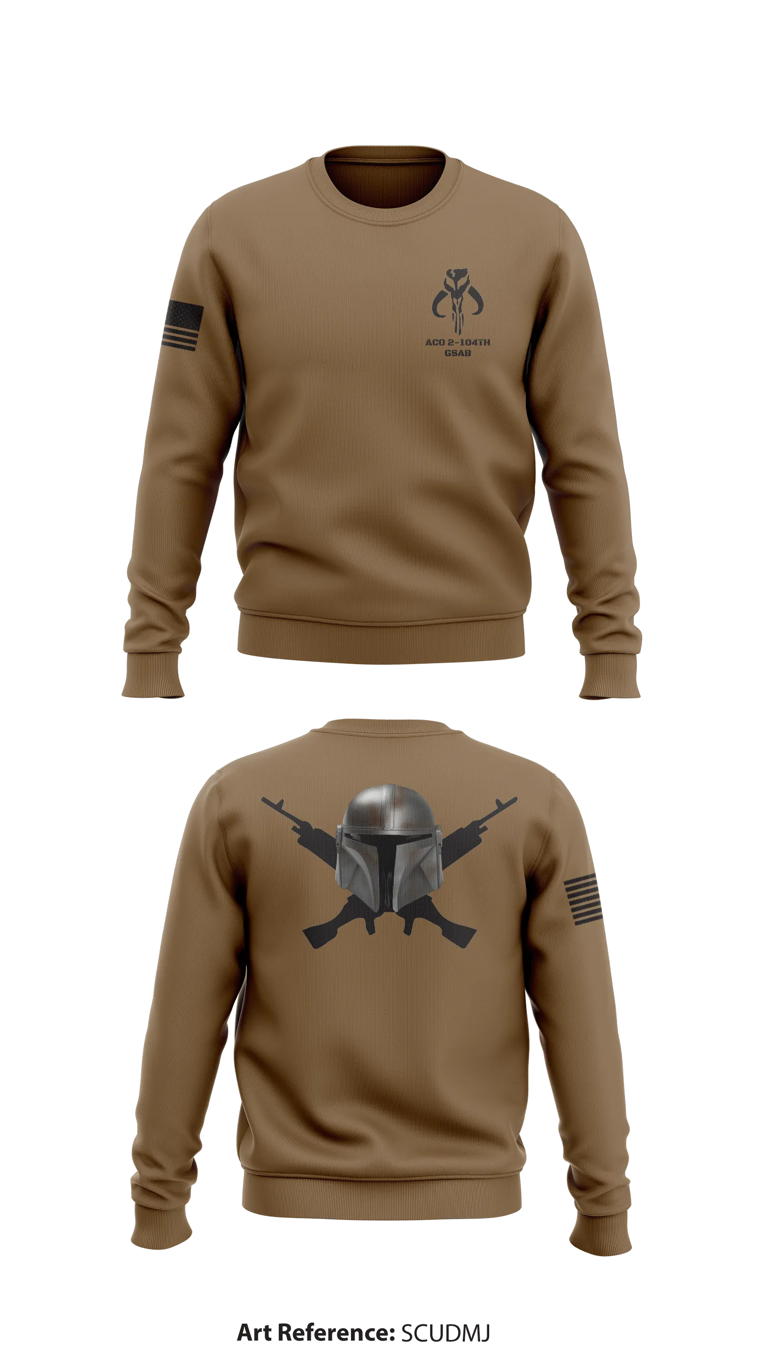Aco 2-104th GSAB Store 1 Core Men's Crewneck Performance Sweatshirt - SCudMj