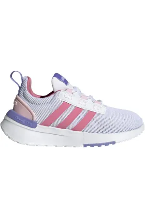 Adidas Girls Racer TR21 in Future White/Rose Tone/Clear Pink