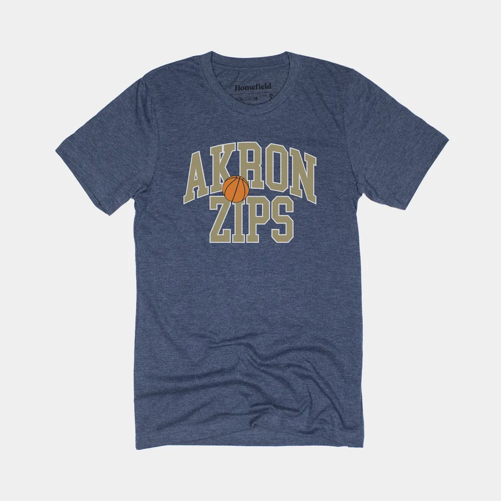 Akron Vintage Basketball Tee