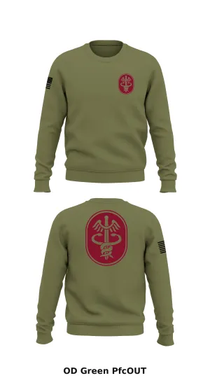 AMEDD Store 1 Core Men's Crewneck Performance Sweatshirt - PfcOUT