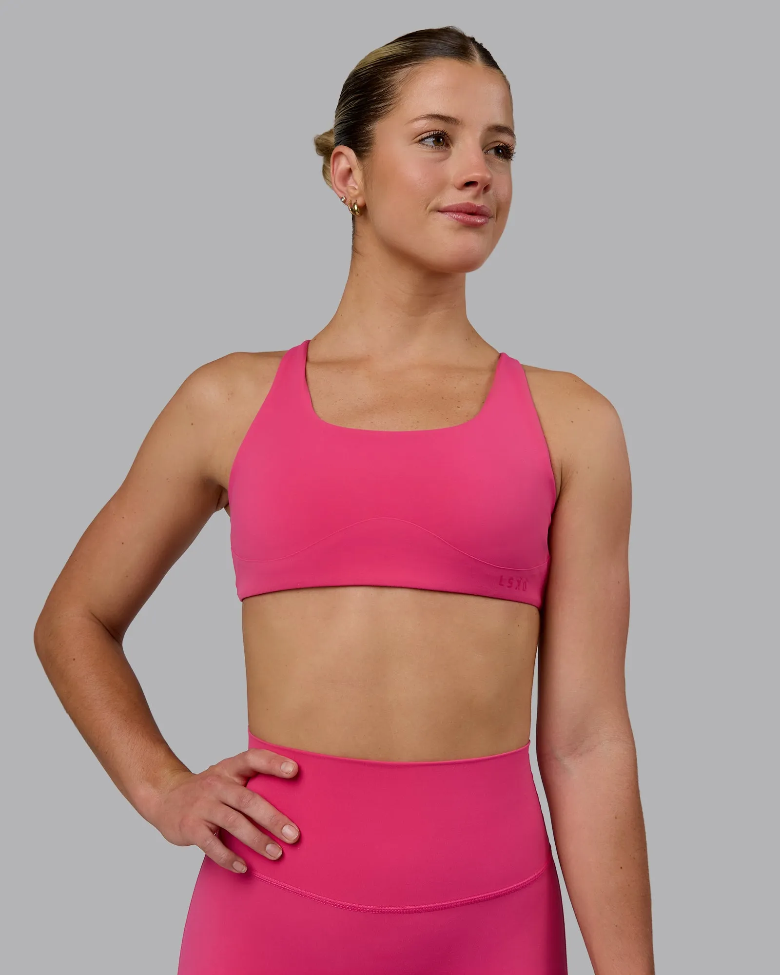 Aspire Sports Bra - Pink Flash