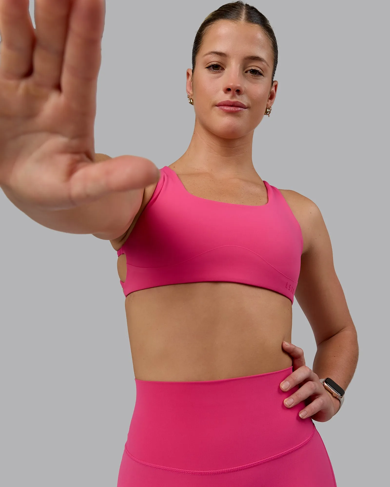 Aspire Sports Bra - Pink Flash
