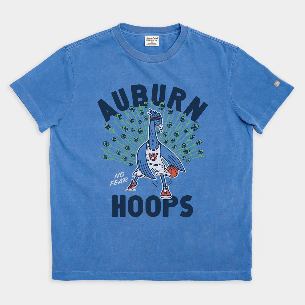 Auburn Basketball Peacock Vintage Heavyweight Tee
