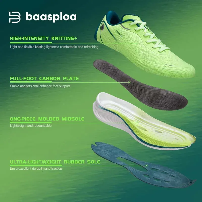 Baasploa Men's Breathable Cushioning Running Shoes