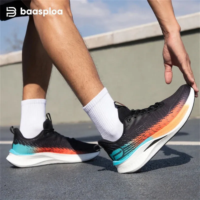 Baasploa Men's Breathable Cushioning Running Shoes