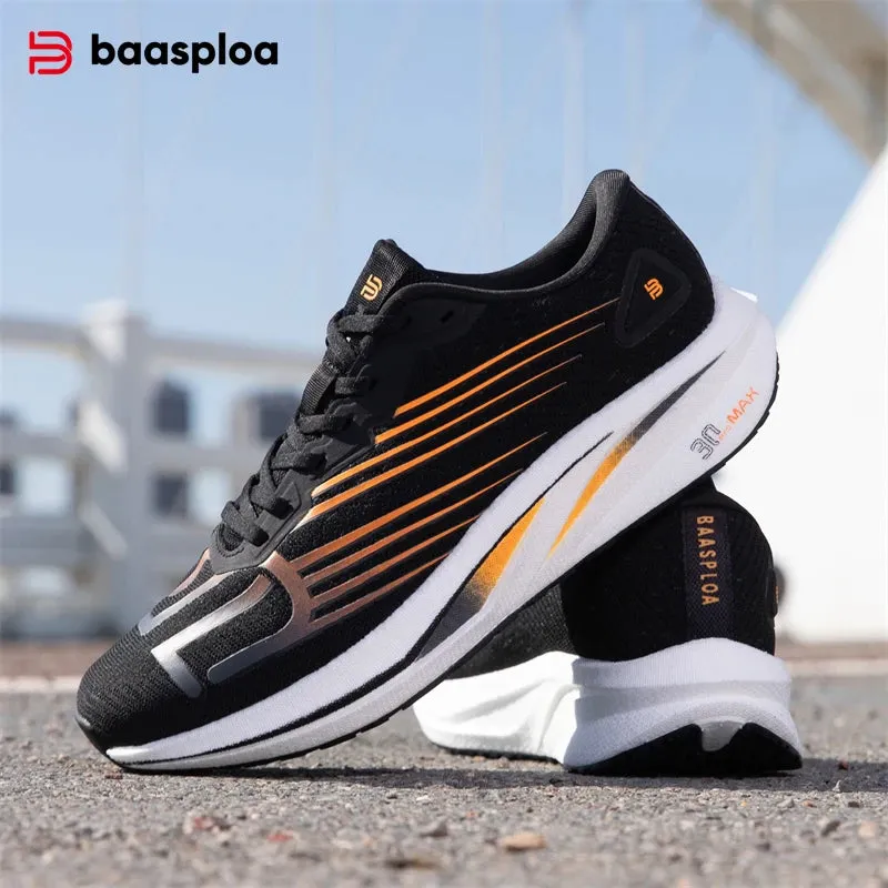 Baasploa Men's Breathable Cushioning Running Shoes