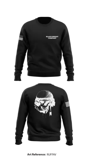 Black Knight Company Store 1 Core Men's Crewneck Performance Sweatshirt - RUffaV