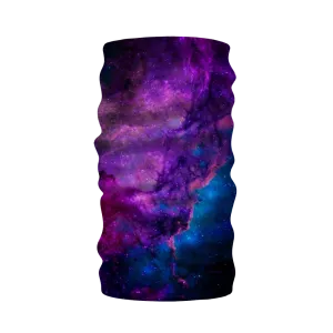 Blue Purple Space Nebula Neck Warmer Morf Scarf