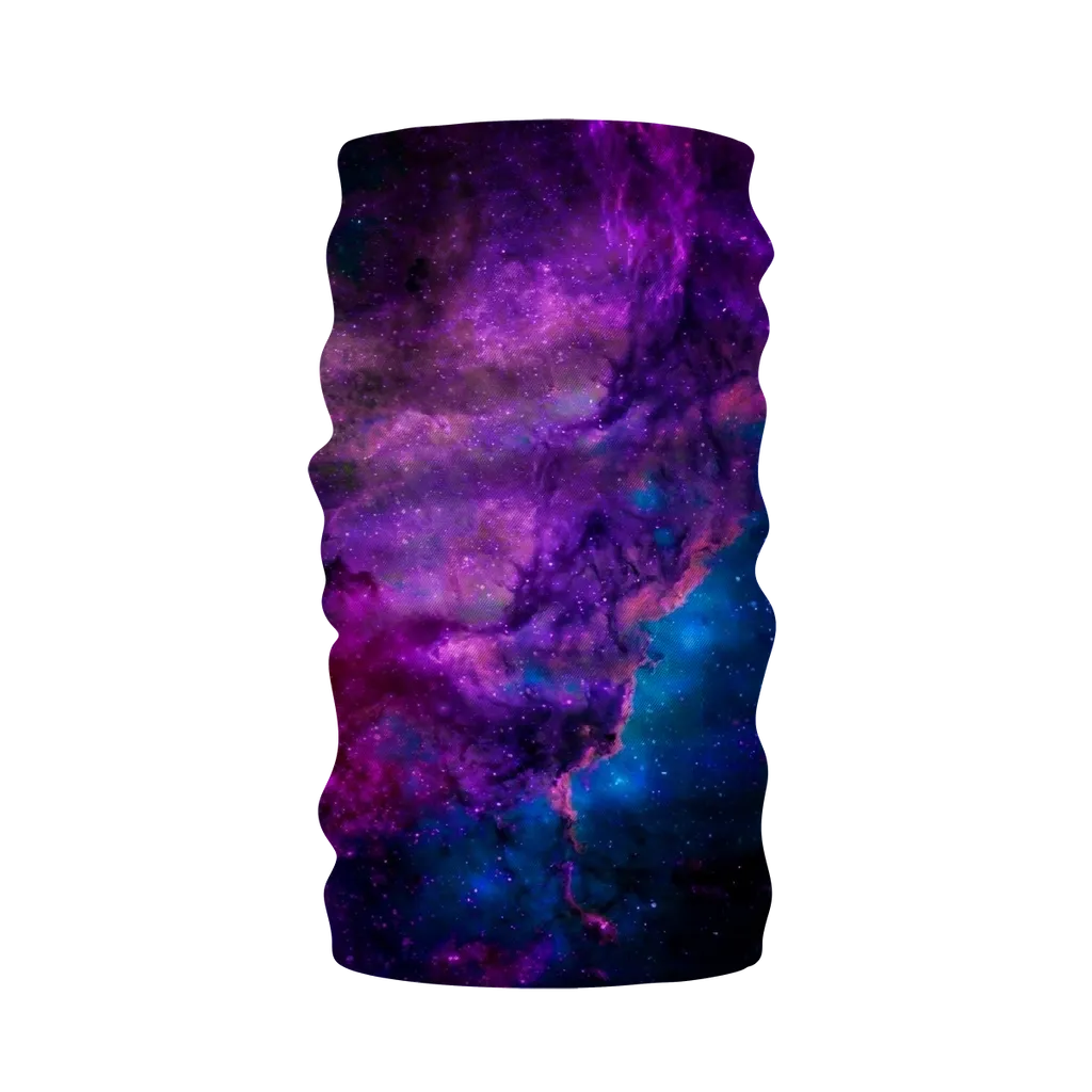 Blue Purple Space Nebula Neck Warmer Morf Scarf