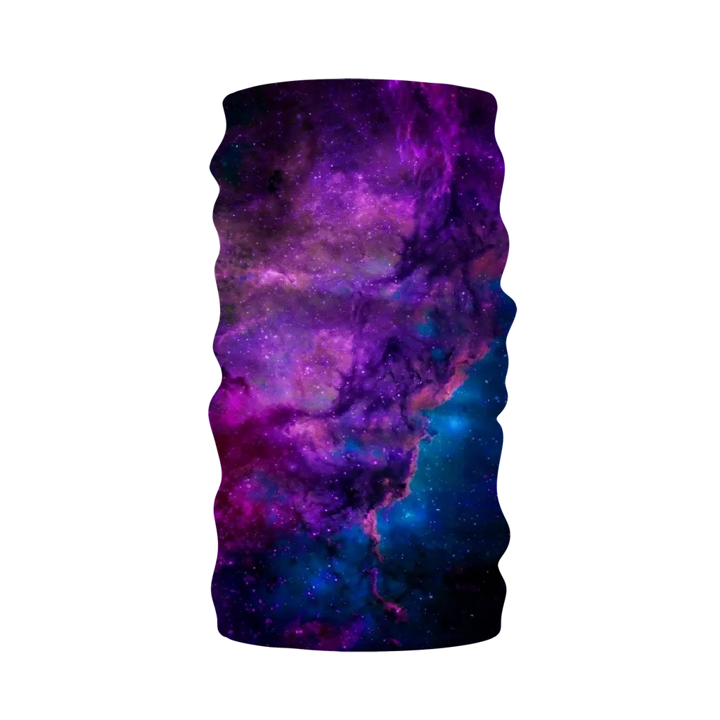 Blue Purple Space Nebula Neck Warmer Morf Scarf