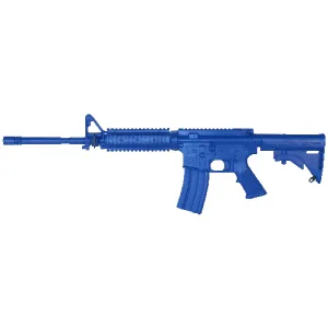 Blue Training Guns - M4 Flat Top Closed Stock Forward Rail Color: Blue Weighted: No