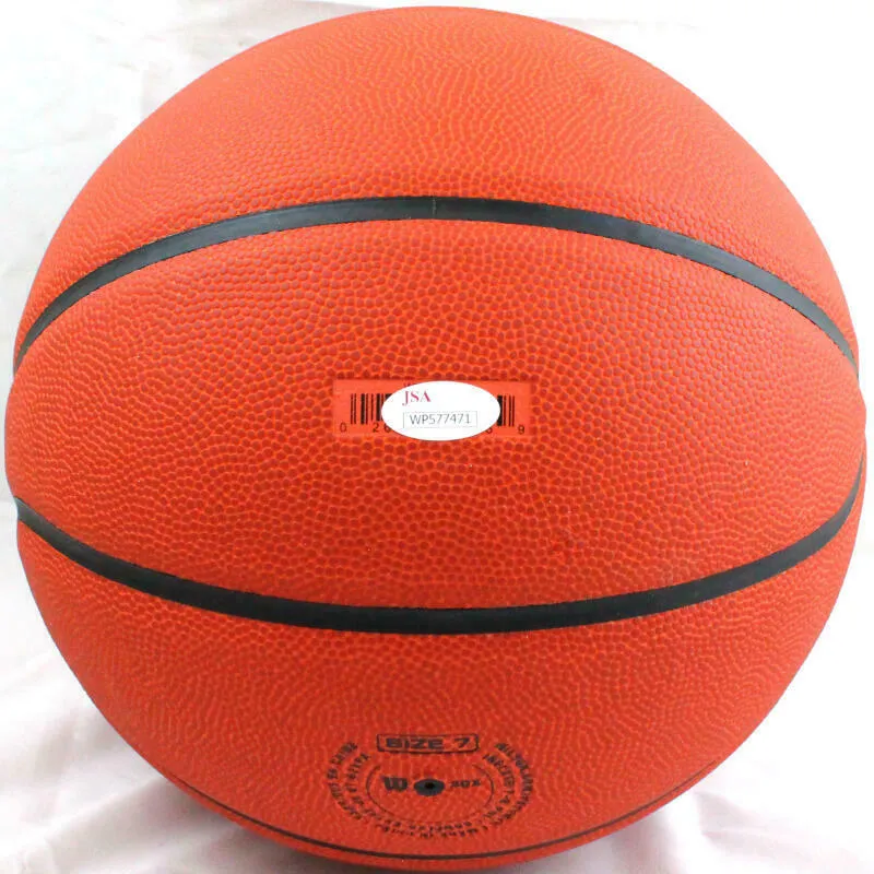Bob Knight Autographed Wilson NCAA Basketball-JSA W *Black
