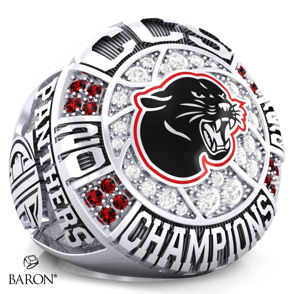 Burlingame High School Boys Basketball 2022  Championship Ring - Design 2.5