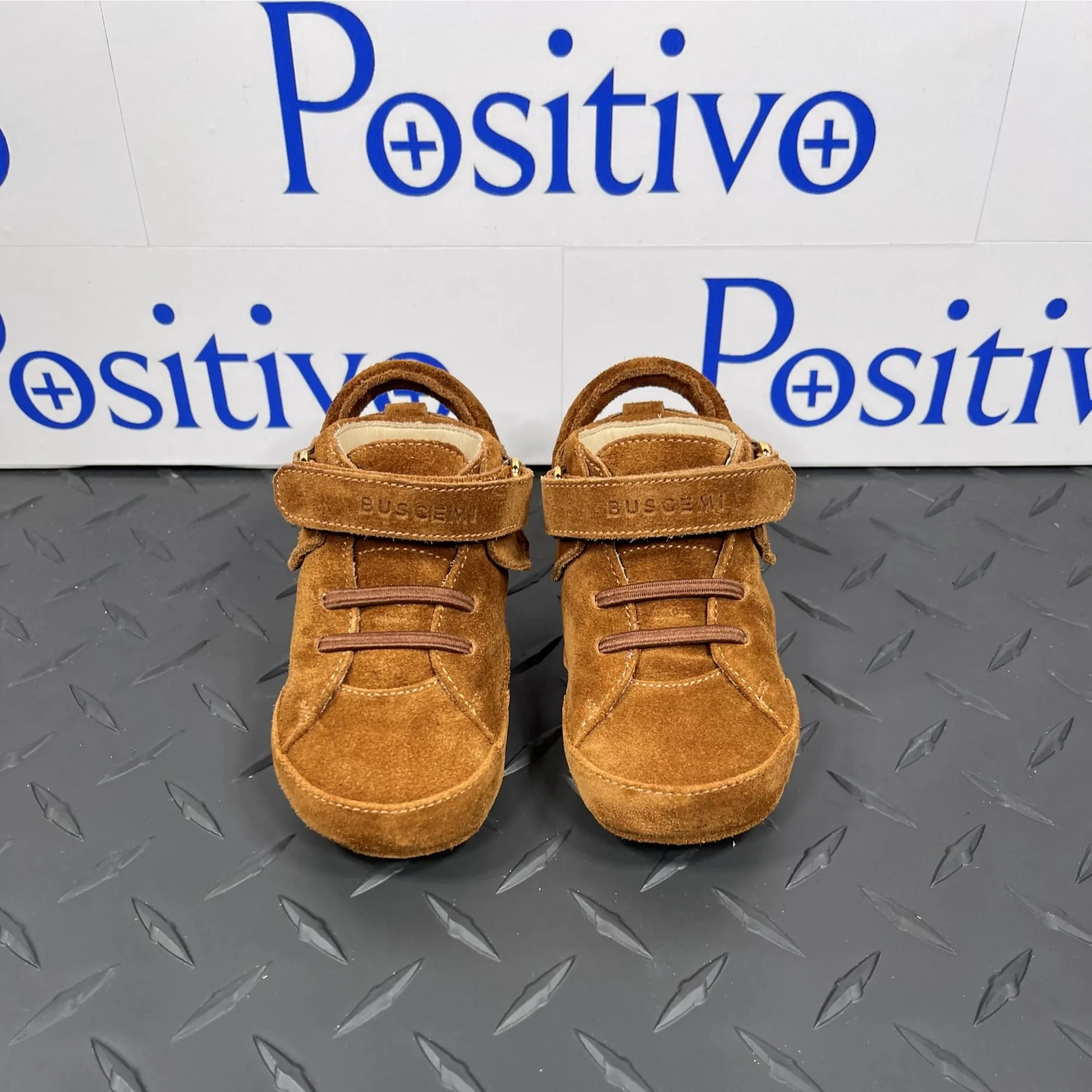 Buscemi 100MM Baby Ippocastano Leather Sneakers