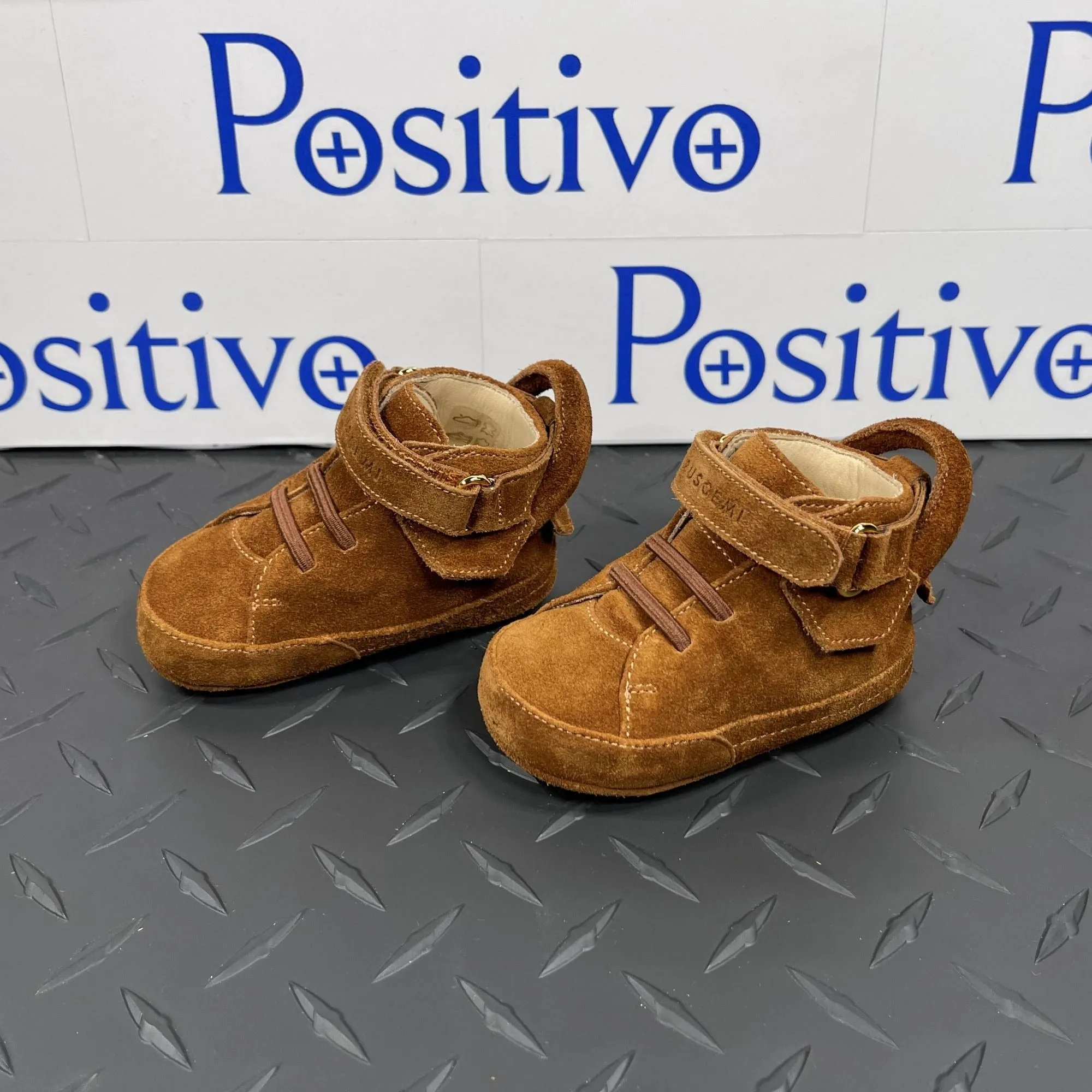 Buscemi 100MM Baby Ippocastano Leather Sneakers