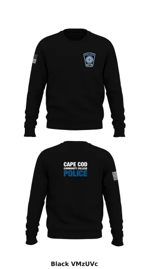 Cape Cod Community College Police Department Store 1 Core Men's Crewneck Performance Sweatshirt - VMzUVc