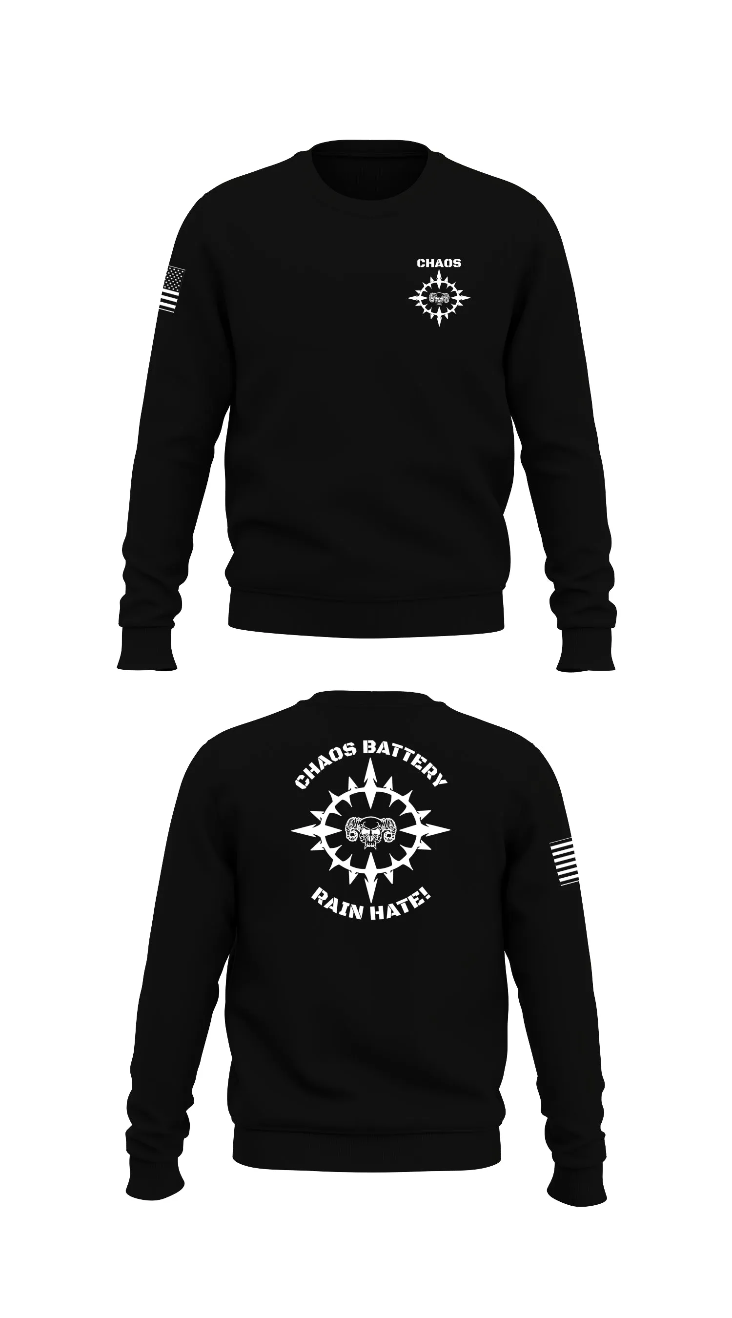 Chaos Battery Store 1 Core Men's Crewneck Performance Sweatshirt - 96602828461