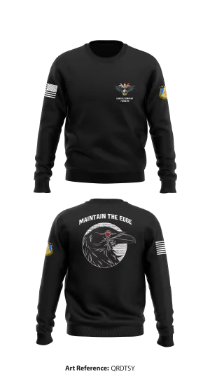 Charlie Company, 742nd MI Store 1 Core Men's Crewneck Performance Sweatshirt - qRDtsY