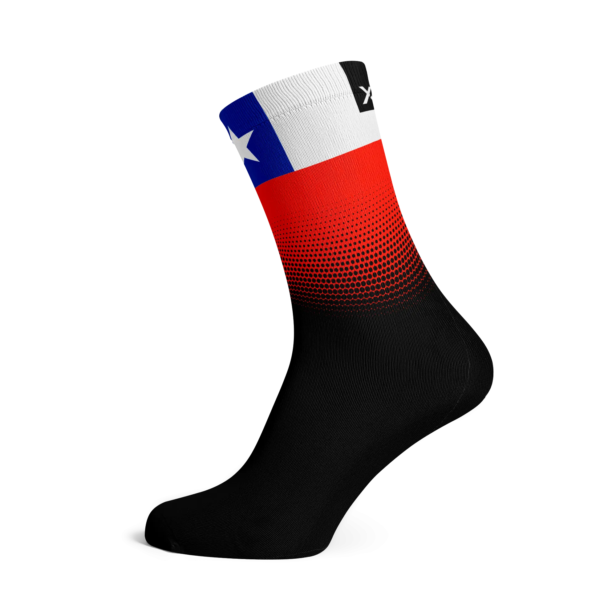 Chile Flag Socks