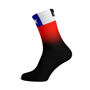 Chile Flag Socks