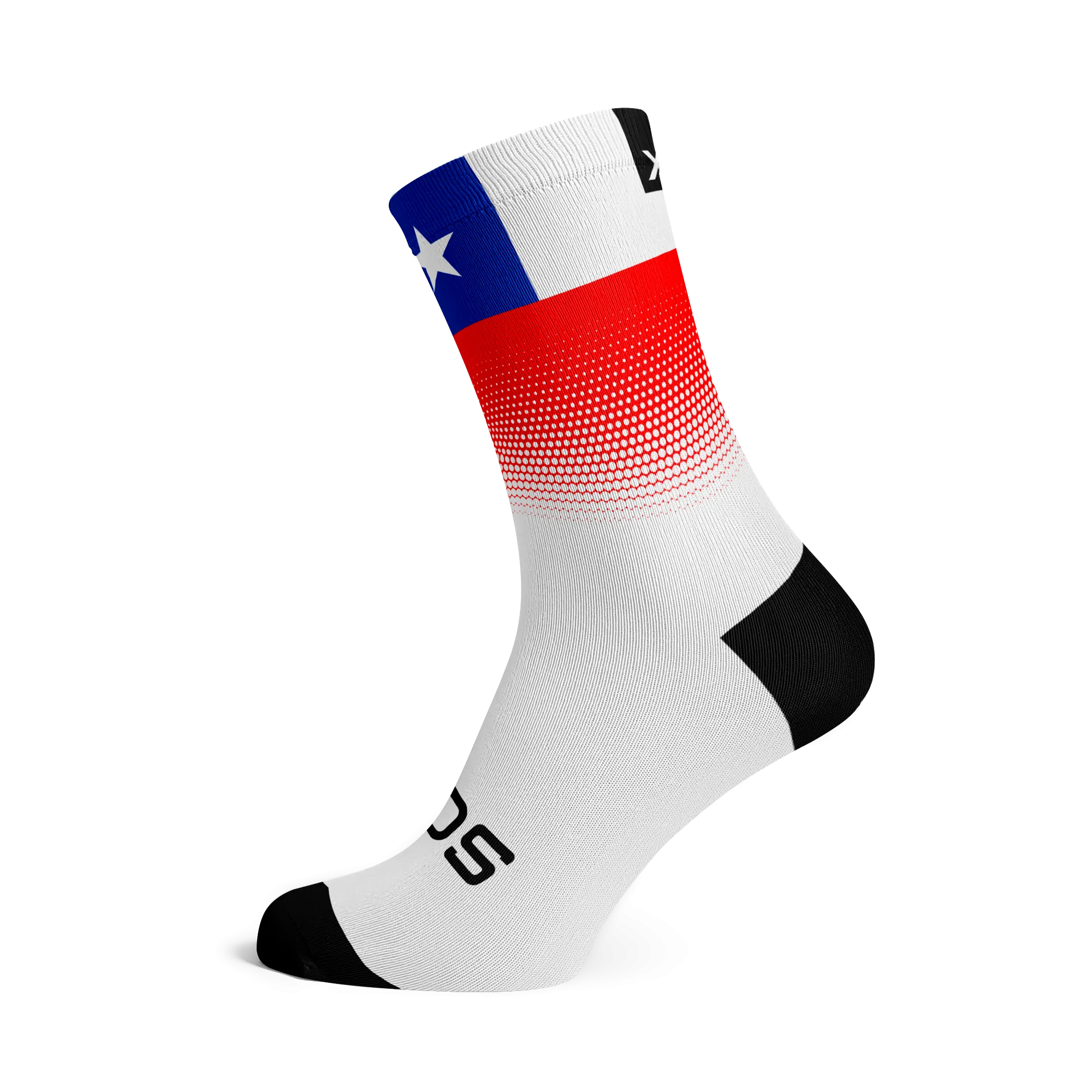Chile Flag Socks