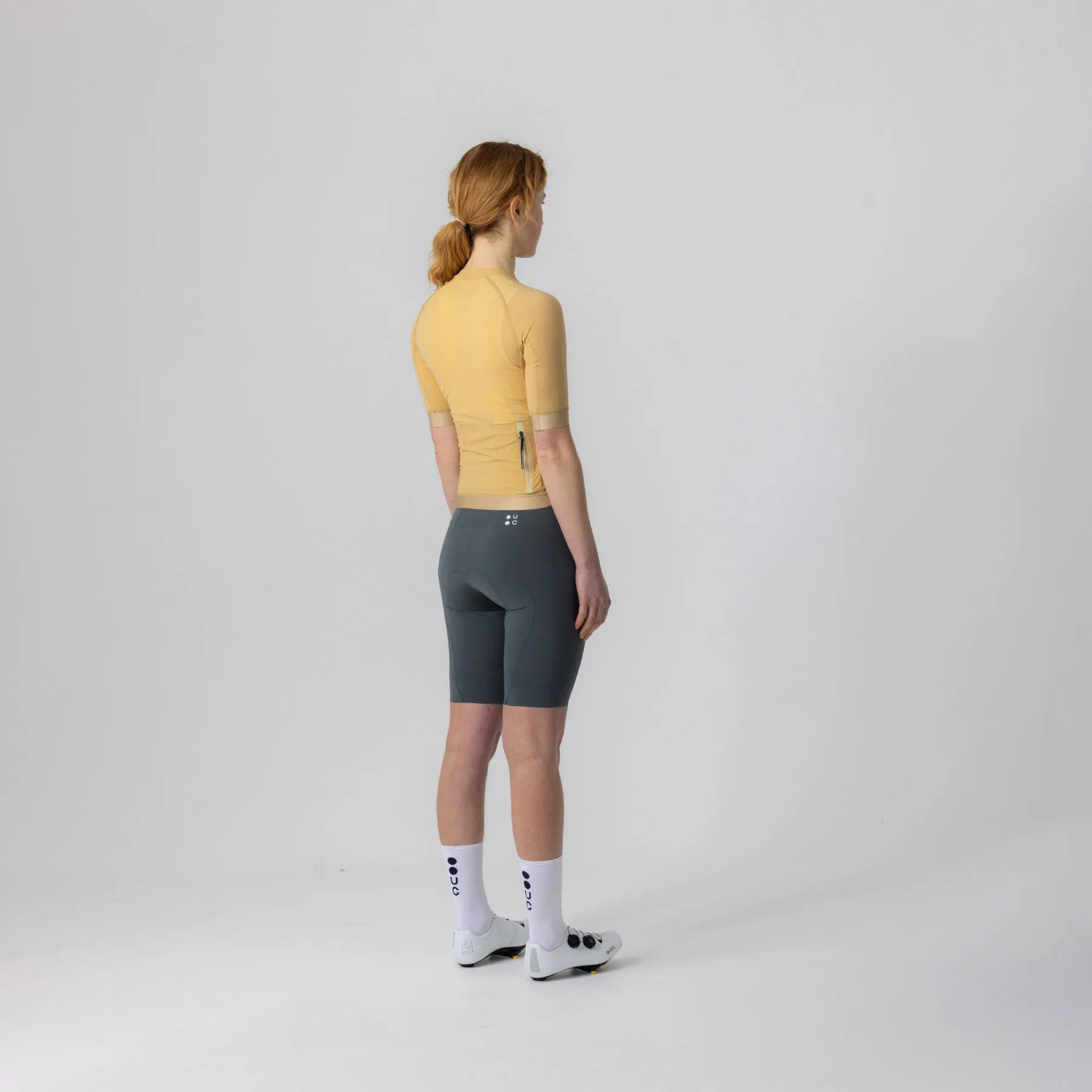 Chroma Womens Short Sleeve Jersey - Sand Brown