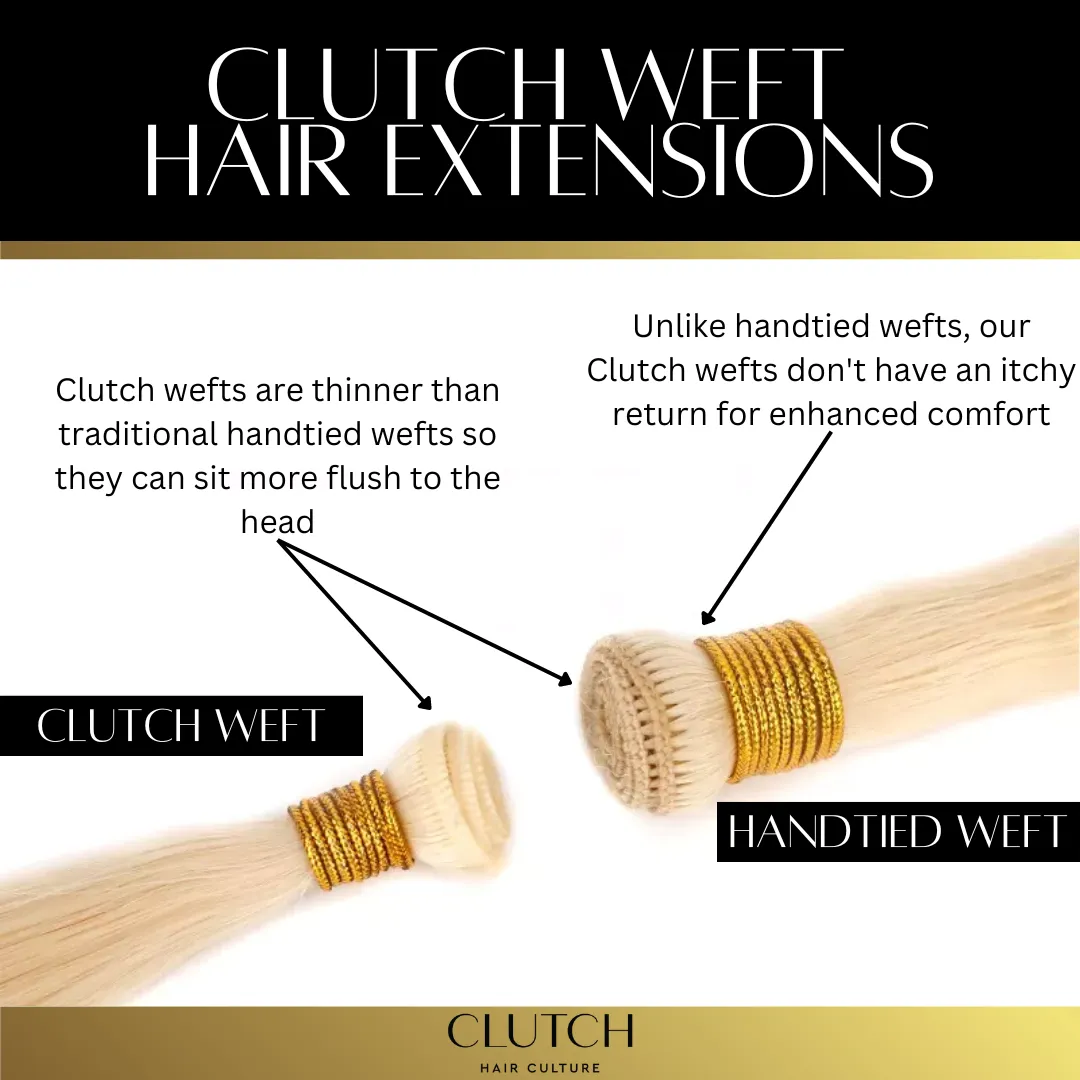 Clutch Weft Hair Extensions 24"