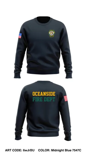 Columbia Engine Company #1 Store 1 Core Men's Crewneck Performance Sweatshirt - 6wJrBU